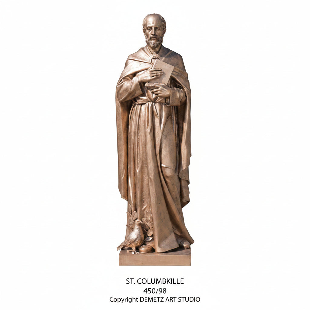 Statue of St. Columbkille by Demetz (450/98)