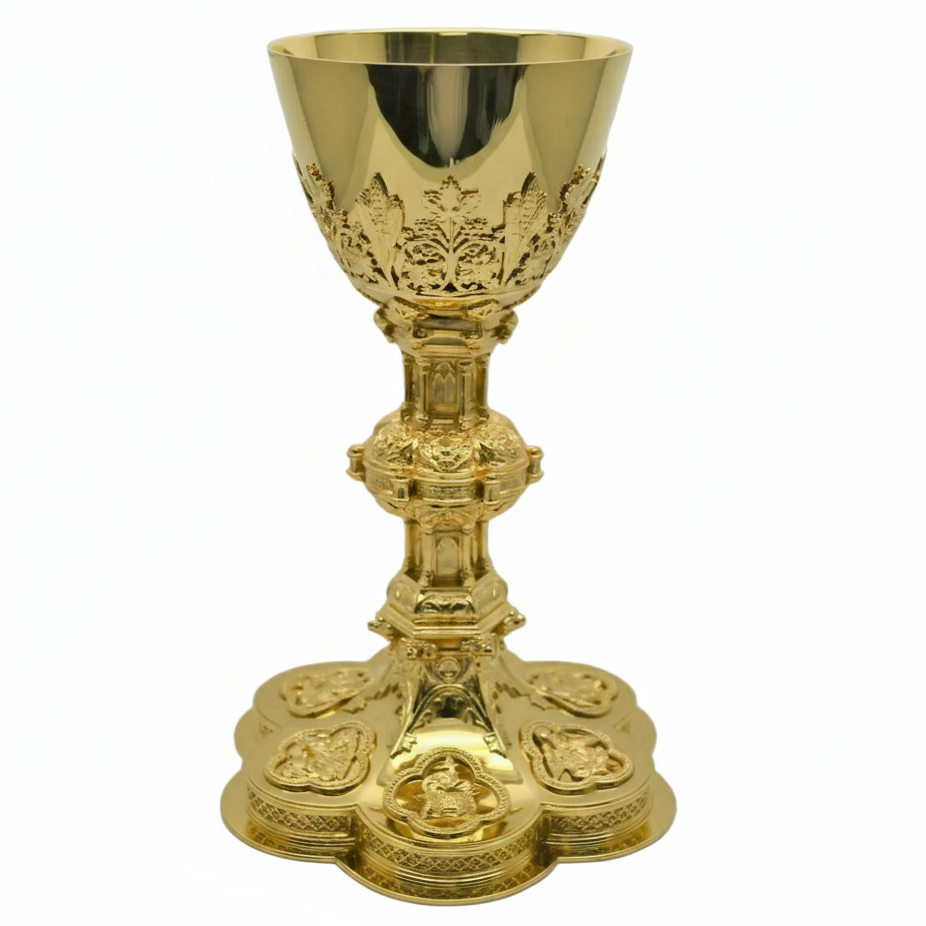 H-2208G Agnus Dei Chalice Gold