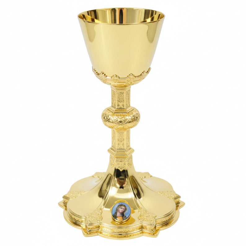H-2188M Enamel Mary Chalice
