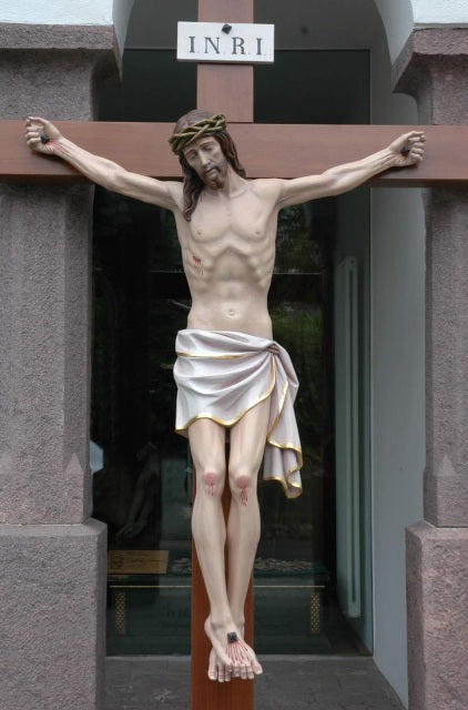 Wood Carved Crucifix (COR11) Fynders Keepers