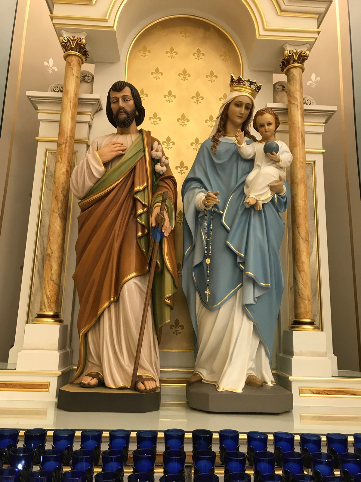 Custom 5ft st Joseph Statue in wood Fynders Keepers
