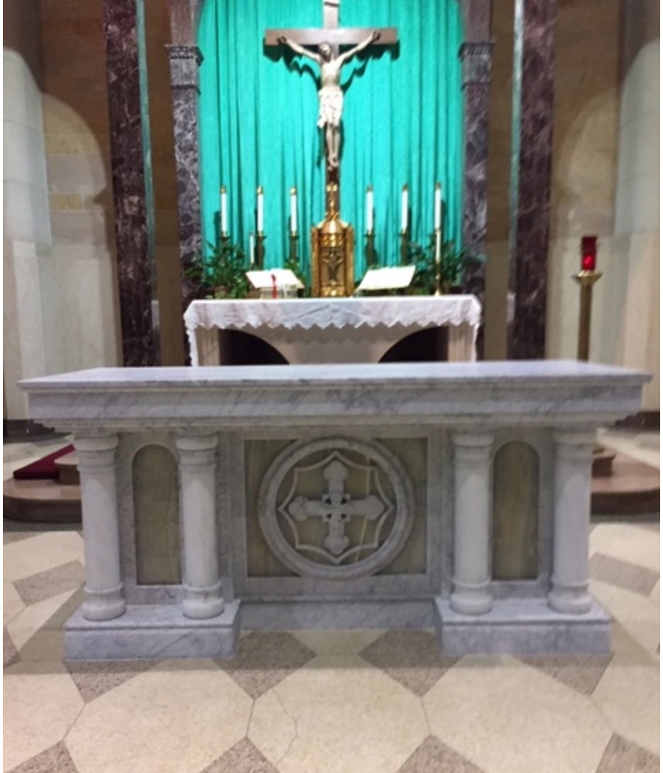 Custom Marble Altar Oklahoma Fynders Keepers