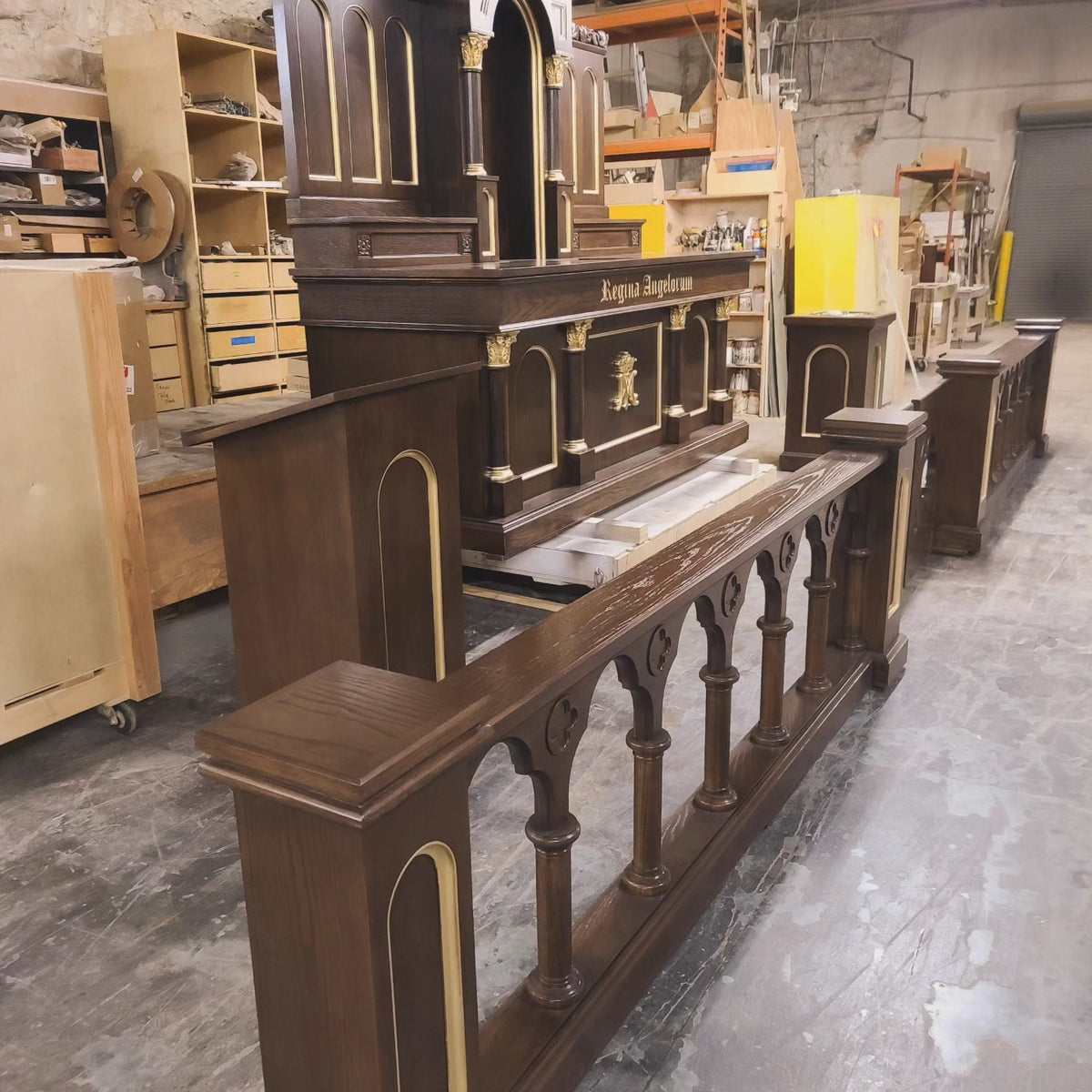 Custom Adoration Chapel Altar High Altar and Church Project Fynders Keepers