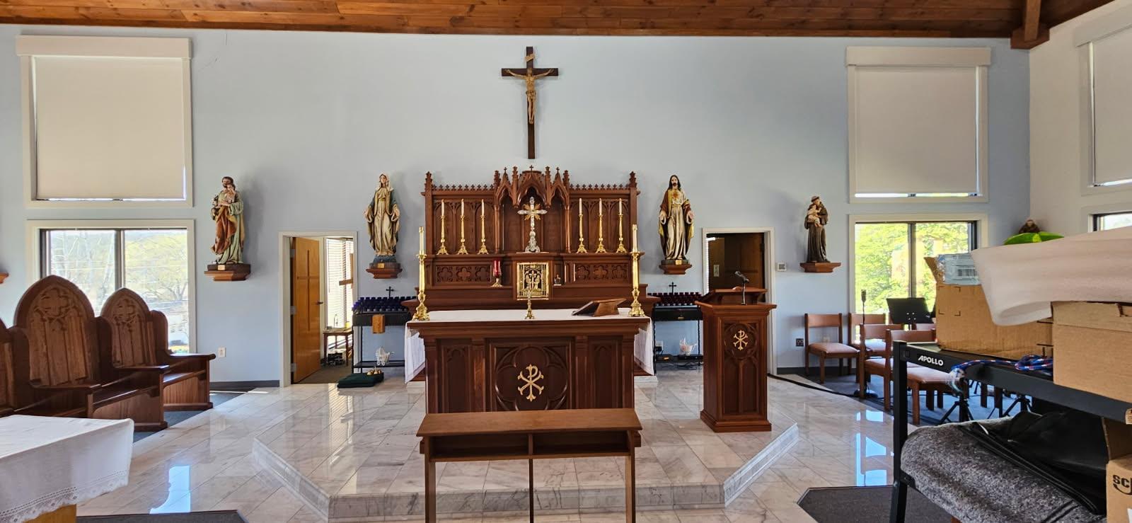 Blue Ridge New Sanctuary High Altar and Church Project Fynders Keepers Brokerage LLC