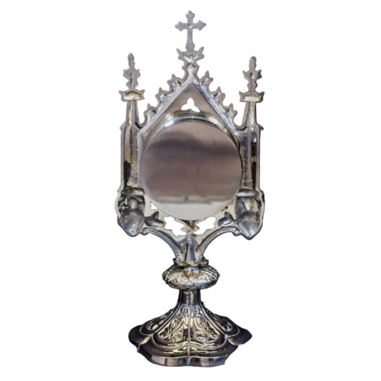 H-10S Silver Plated Reliquary