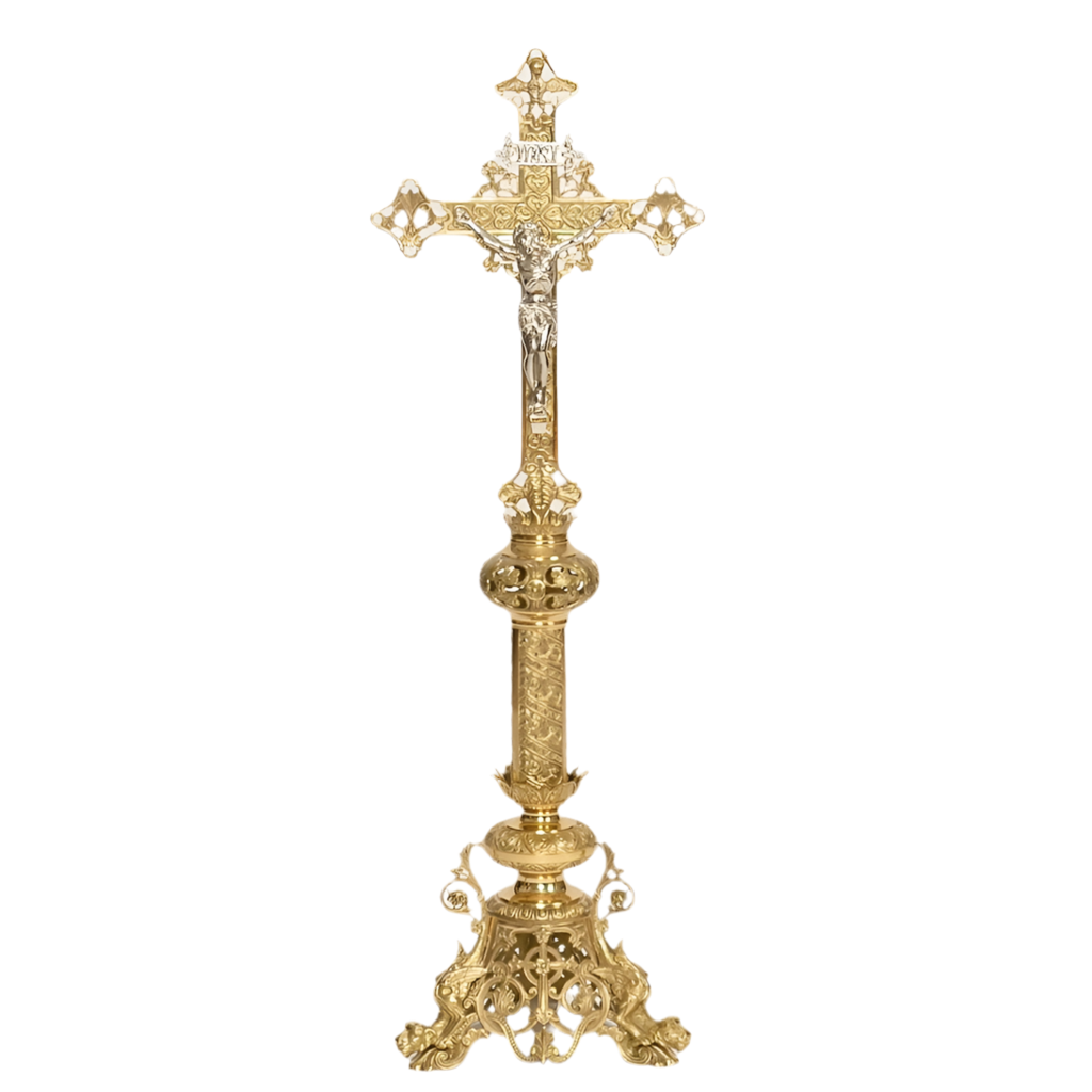 H-143AC Baroque Altar Crucifix