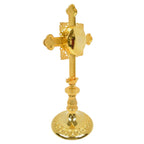 H-171G Gold Plated Cross Reliquary