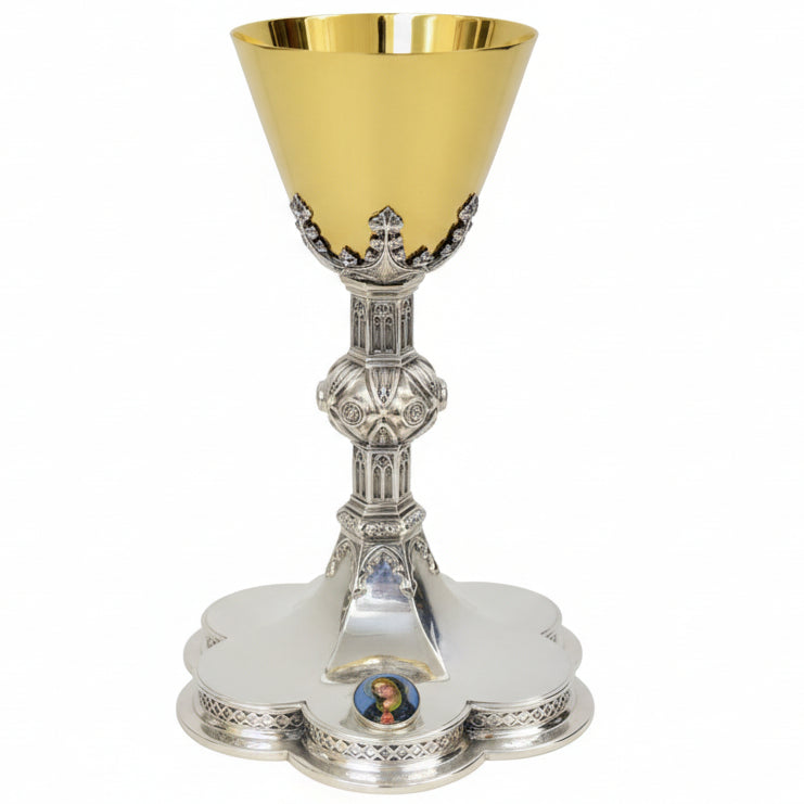 H-2181M Mary Enamel Chalice