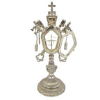 H-246S Silver Plated Vatican Reliquary