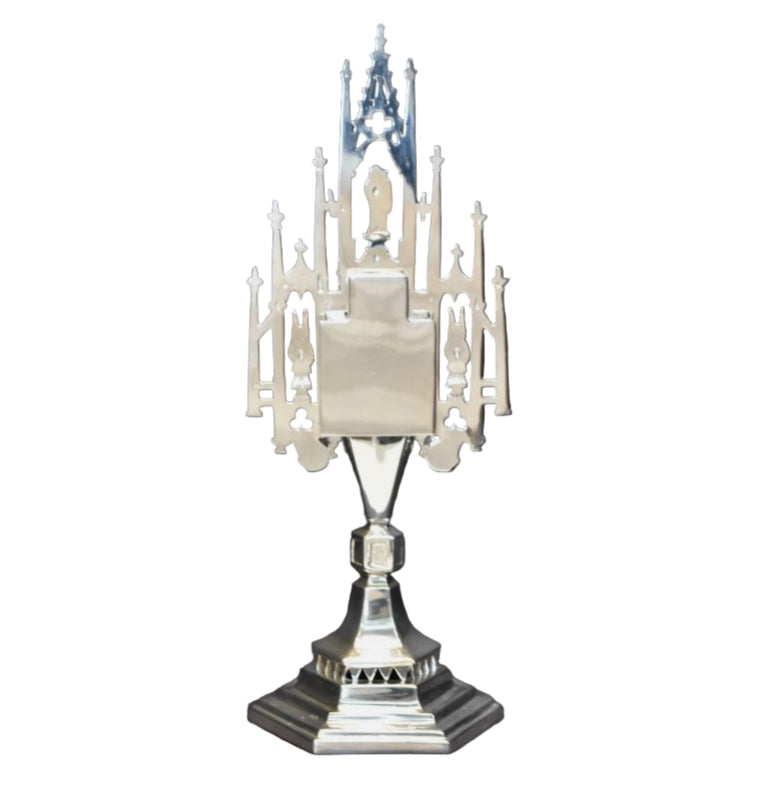 H-2S Silver Plated Angel Reliquary