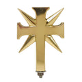 H-430 Brass Tabernacle Cross Finial