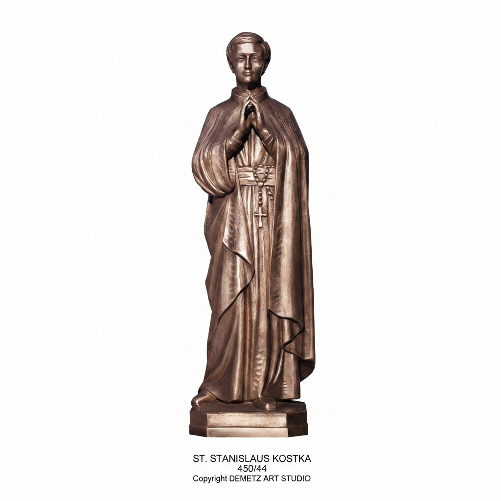 Statue of St. Stanislaus Kostka by Demetz (450/44)