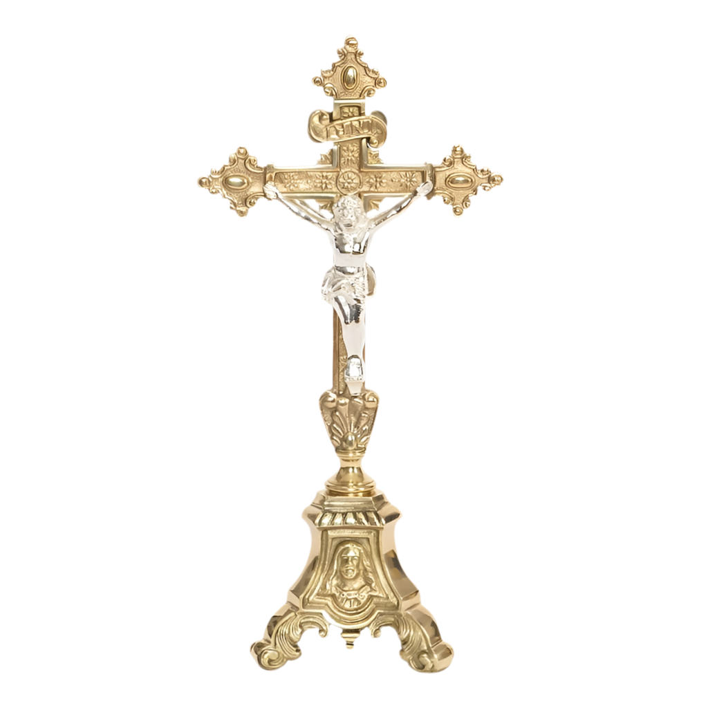H-60DC Double Sided Altar Crucifix