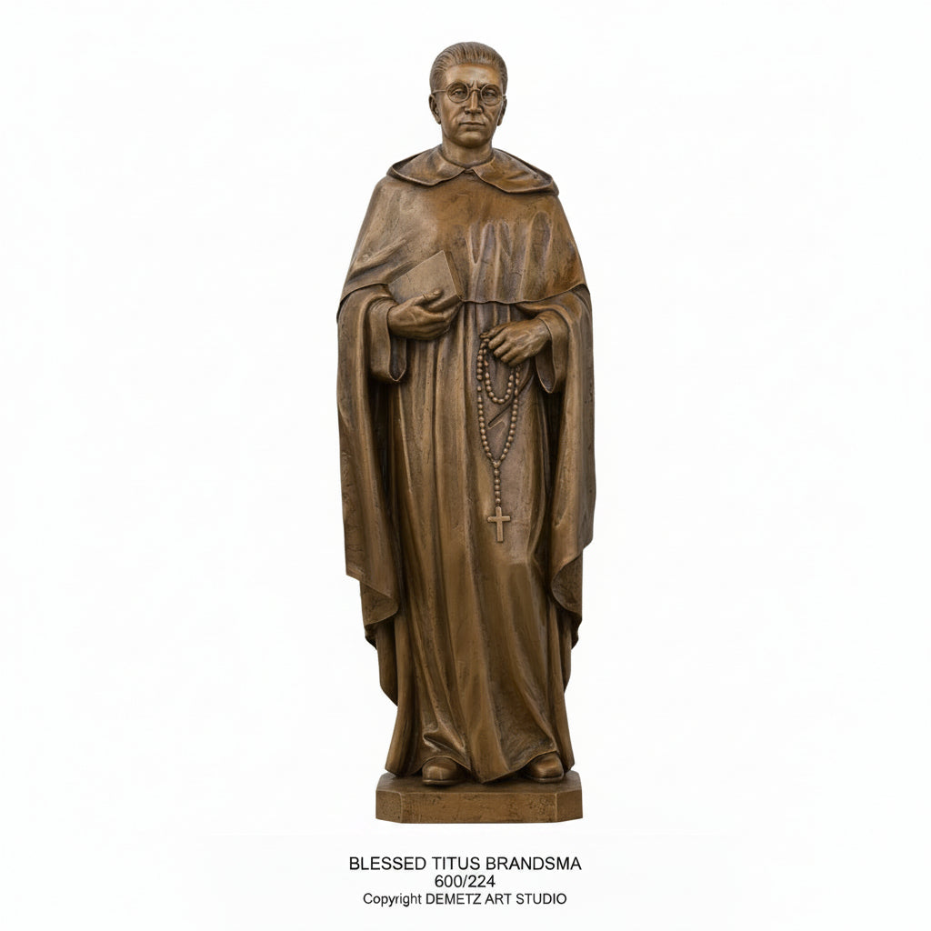 Bronze Statue of Blessed Titus Brandsma by Demetz (600/224)