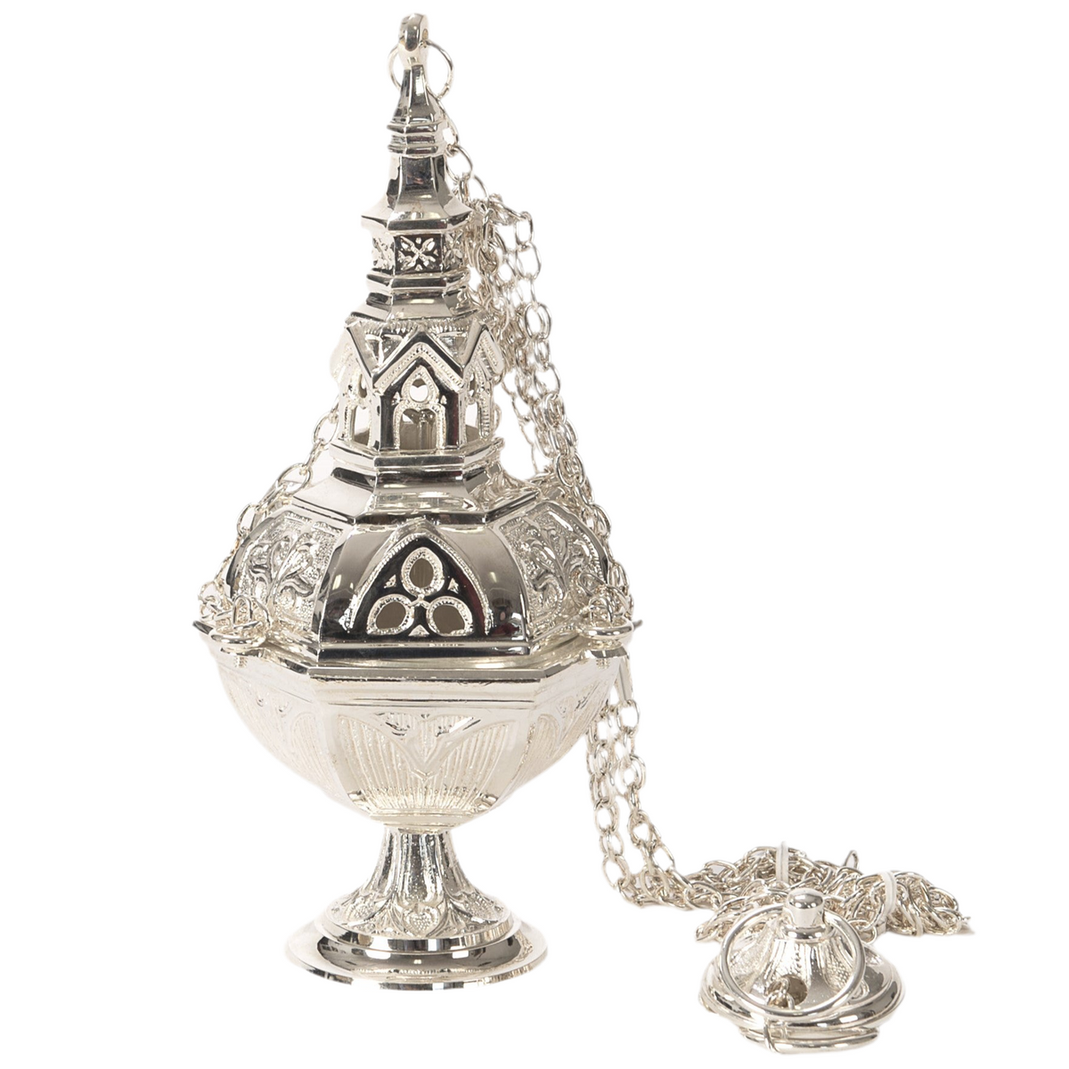 H-177S Silver Plated Censer, Thurible