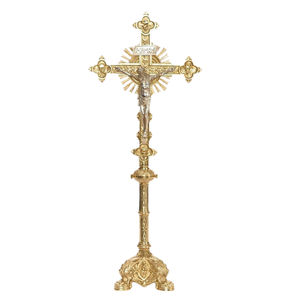 H-155AC Baroque Altar Crucifix