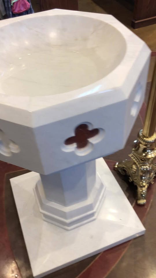 Small Baptismal Xz1457 22"