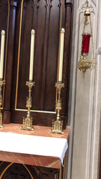 H-132 Gothic Candlestick 41"