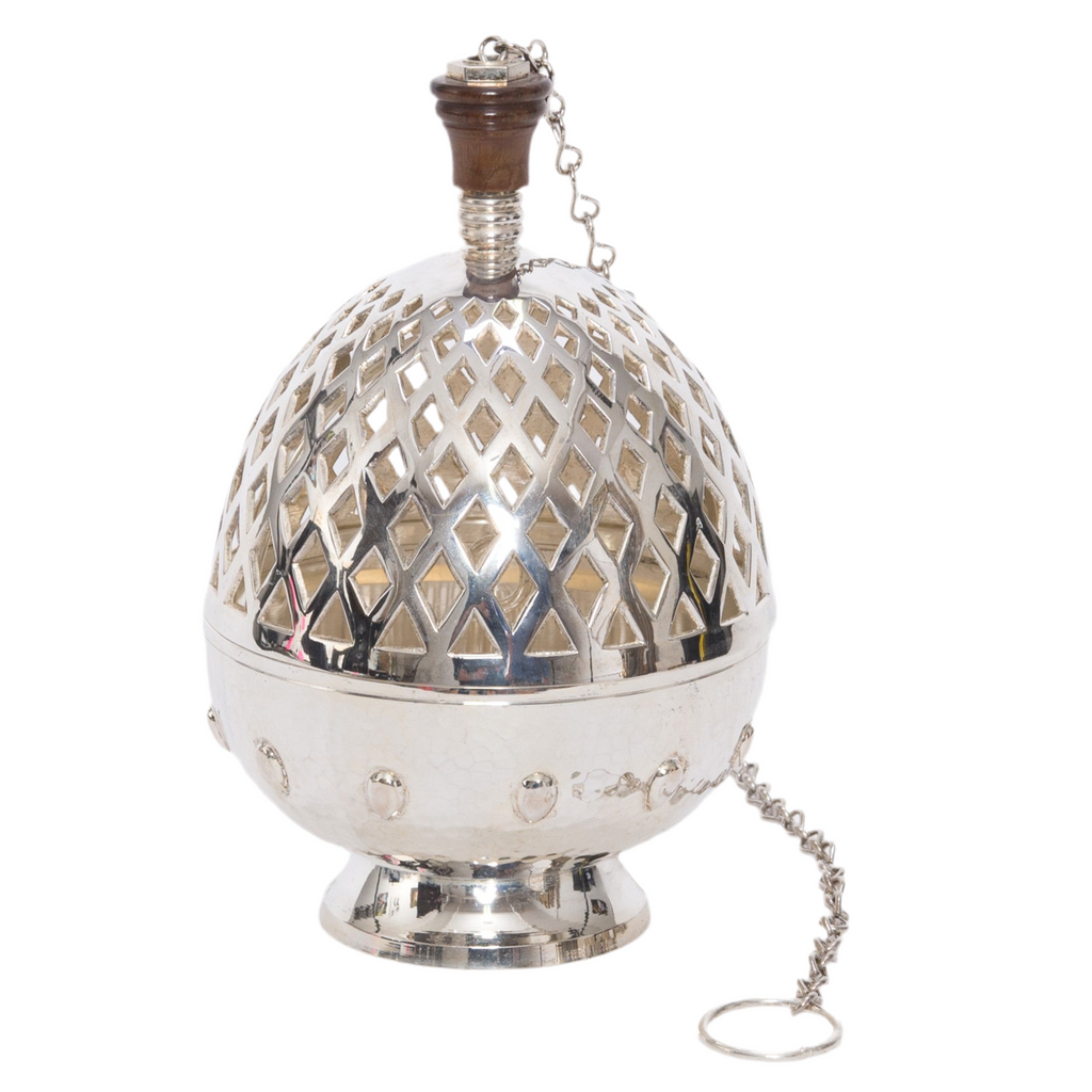 H-173SSC Silver Plated Single Chain Censer, Thurible