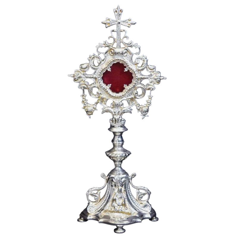 H-84S Silver Plated Reliquary