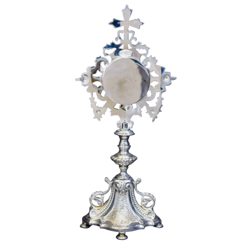 H-84S Silver Plated Reliquary