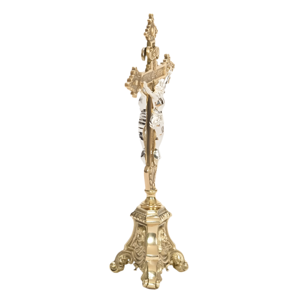 H-60DC Double Sided Altar Crucifix