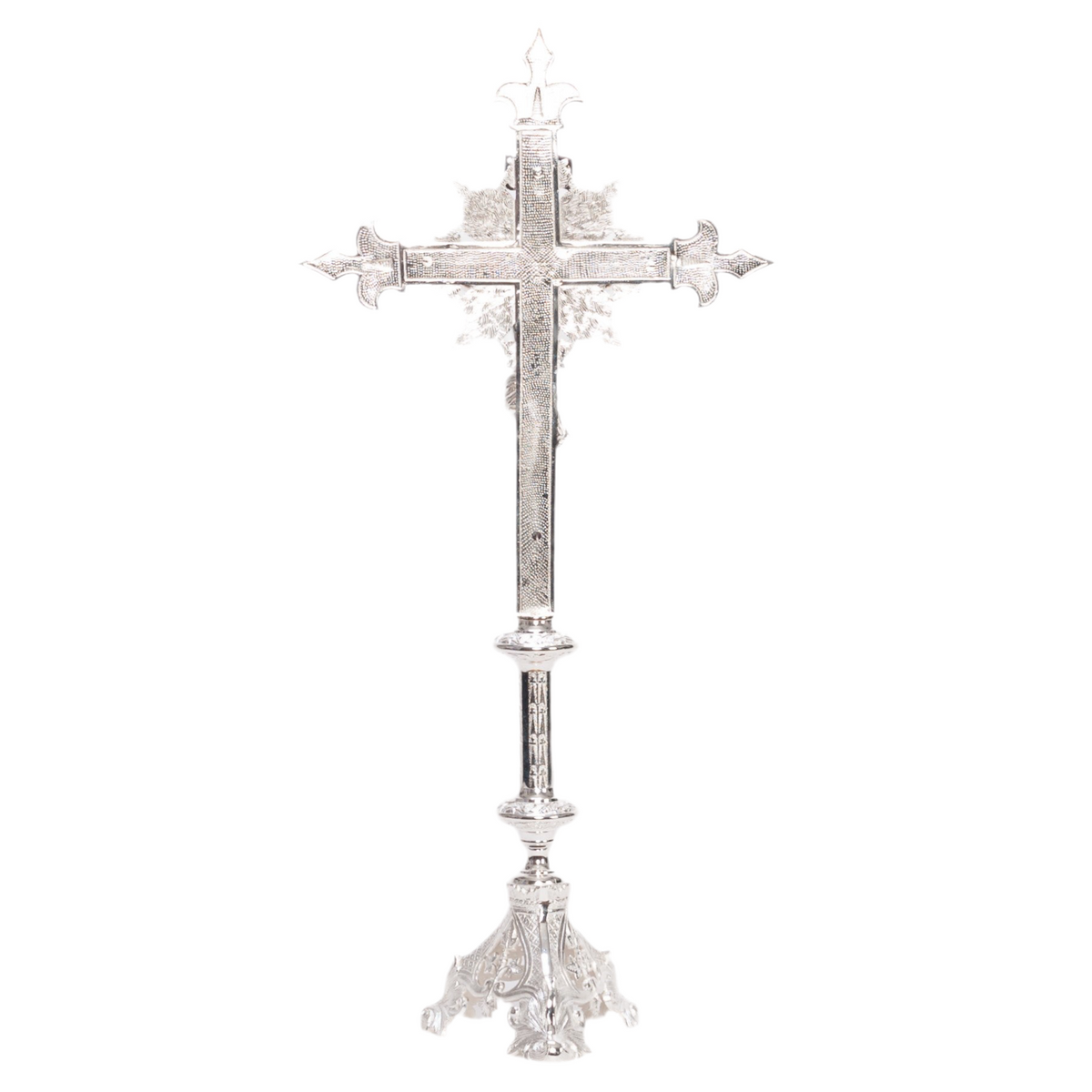 H-135ACS Silver Plated Altar Cross