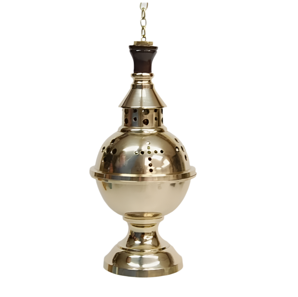 H-431SC Single Chain Brass Censer