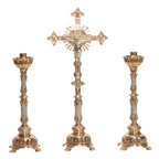 H-108B-MS Marble Stem Altar Crucifix
