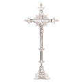H-135ACS Silver Plated Altar Cross