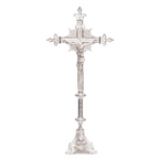 H-135ACS Silver Plated Altar Cross