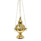 H-431 Triple Chain Brass Censer