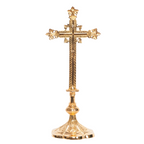 H-44ACG Gold Plated Altar Crucifix