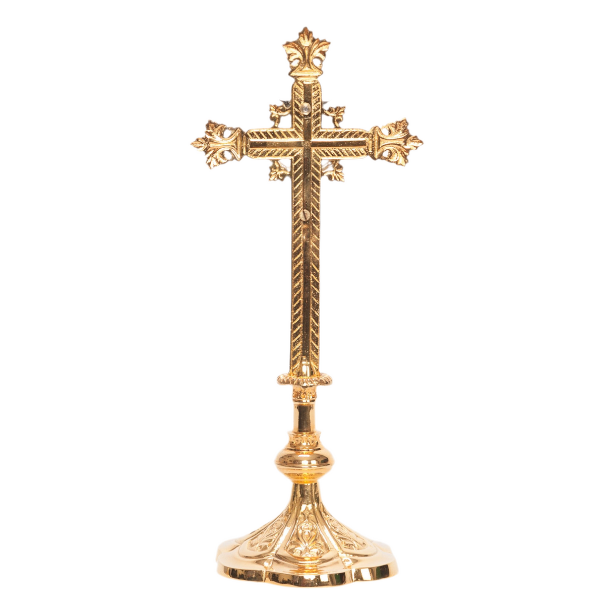 H-44ACG Gold Plated Altar Crucifix