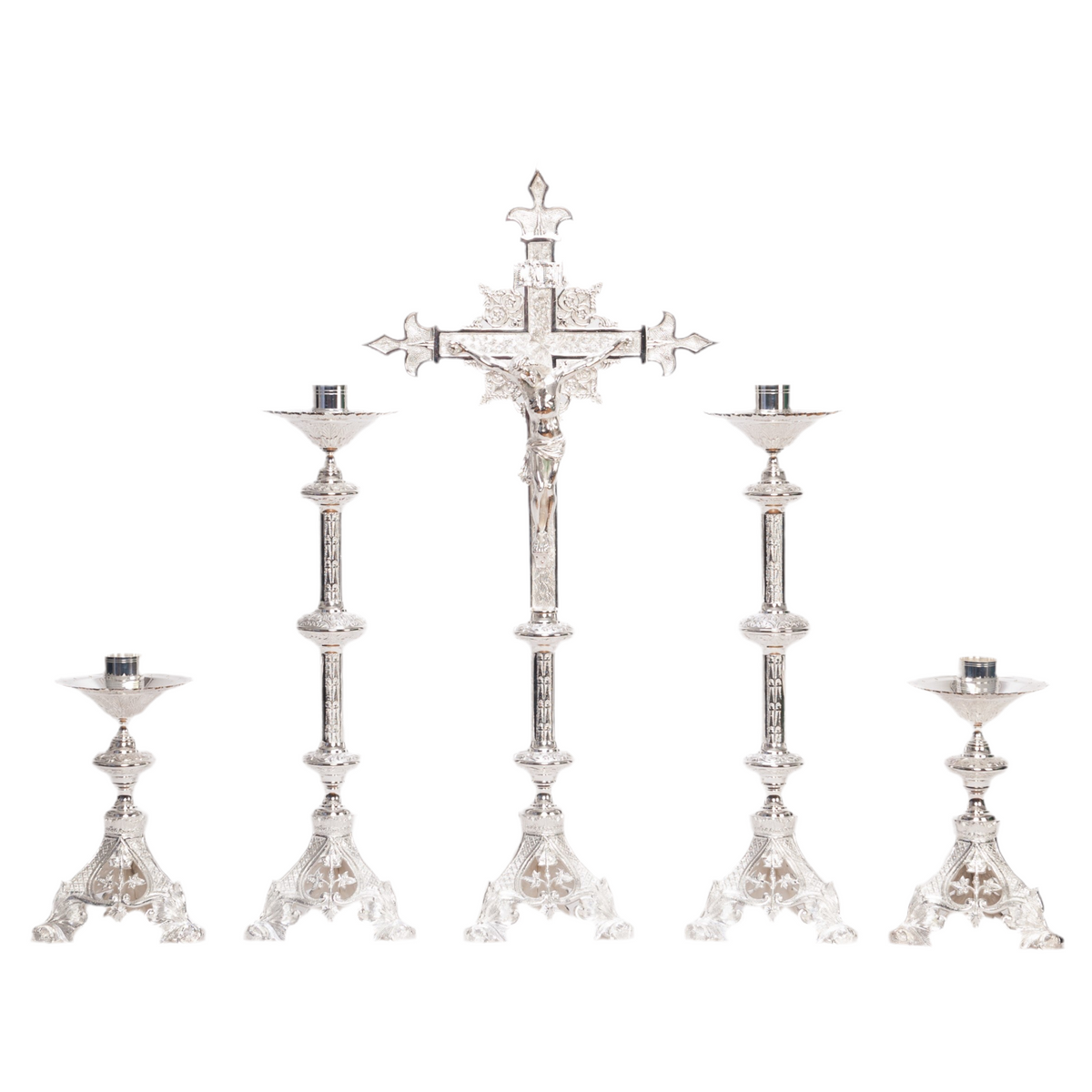 H-135ACS Silver Plated Altar Cross