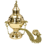 H-431 Triple Chain Brass Censer