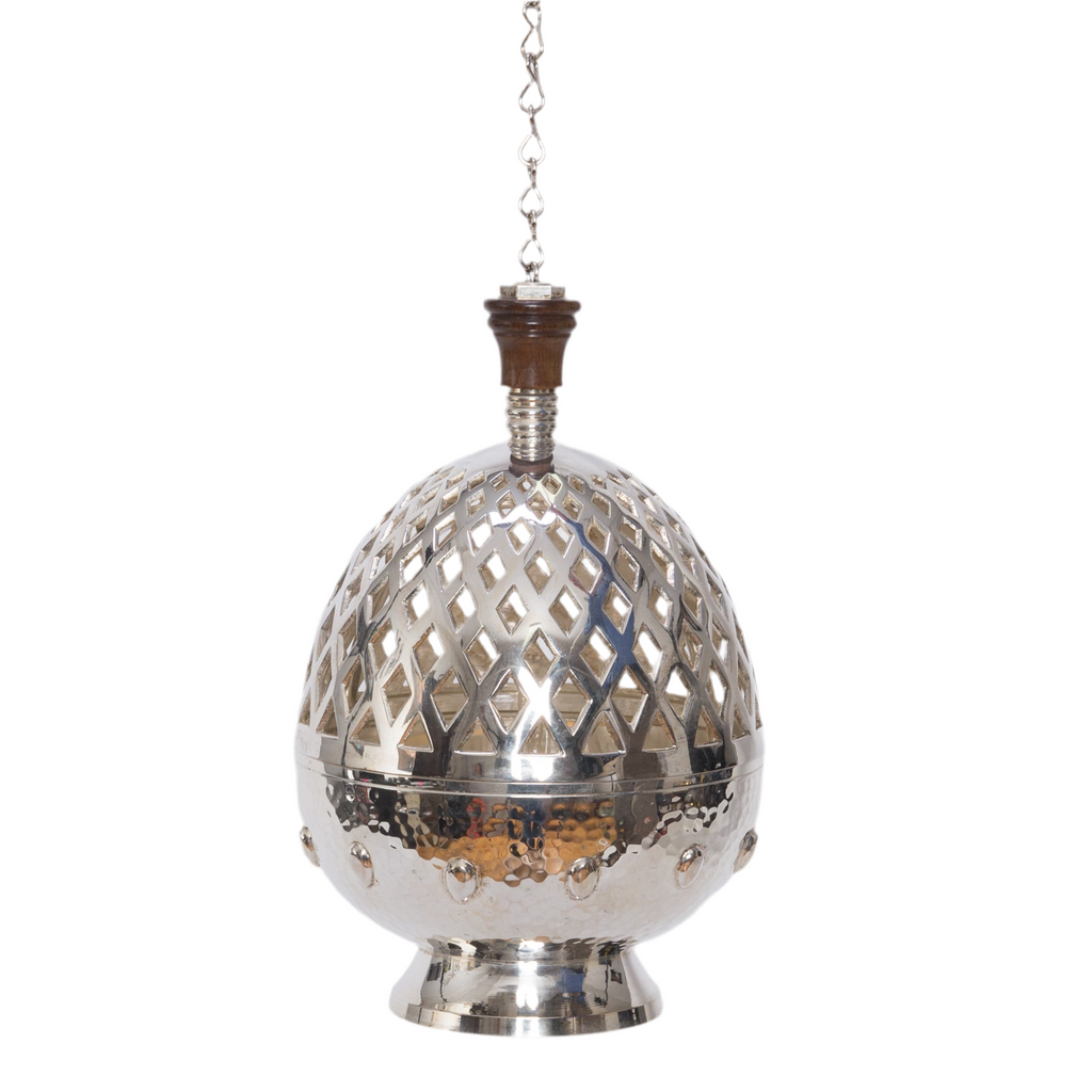 H-173SSC Silver Plated Single Chain Censer, Thurible