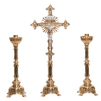 H-108B-FS Fluted Stem Altar Crucifix