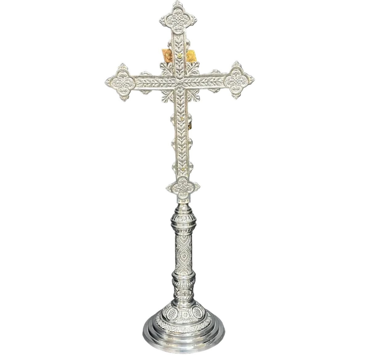 H-98ACS Silver Plated Altar Crucifix