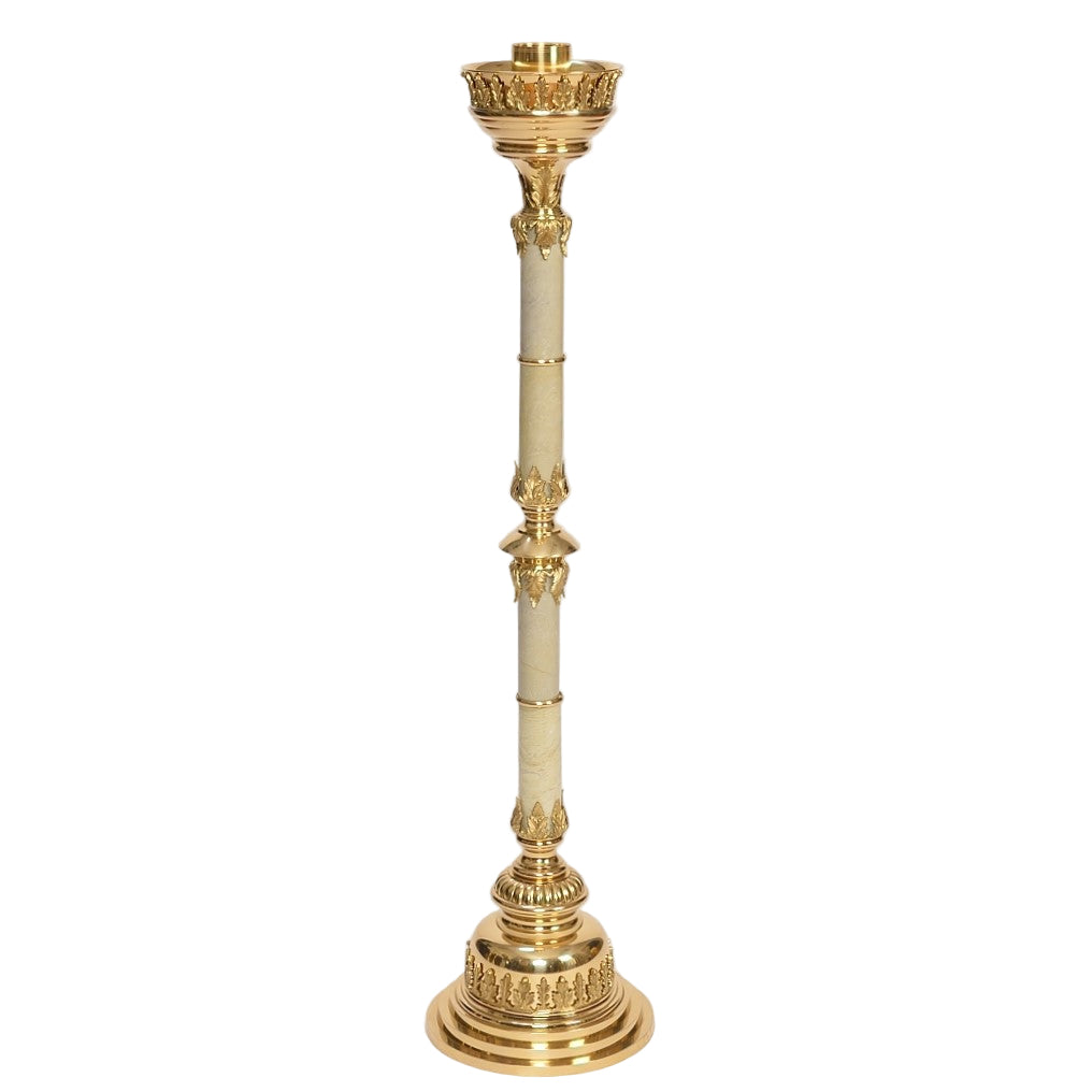 H-109PAS-MS Marble Stem Paschal Candlestick