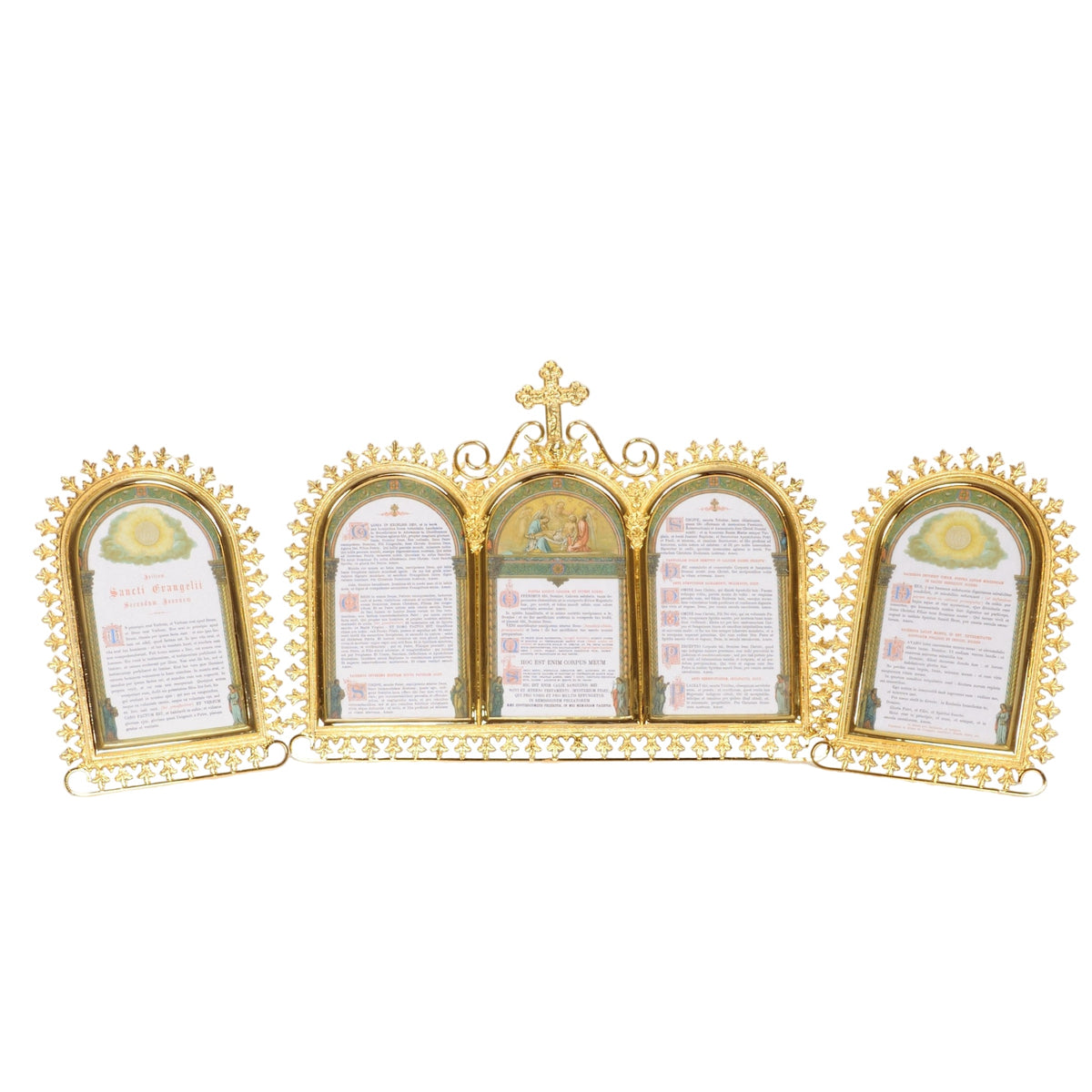 H-115G Gold Plated Latin Mass Cards