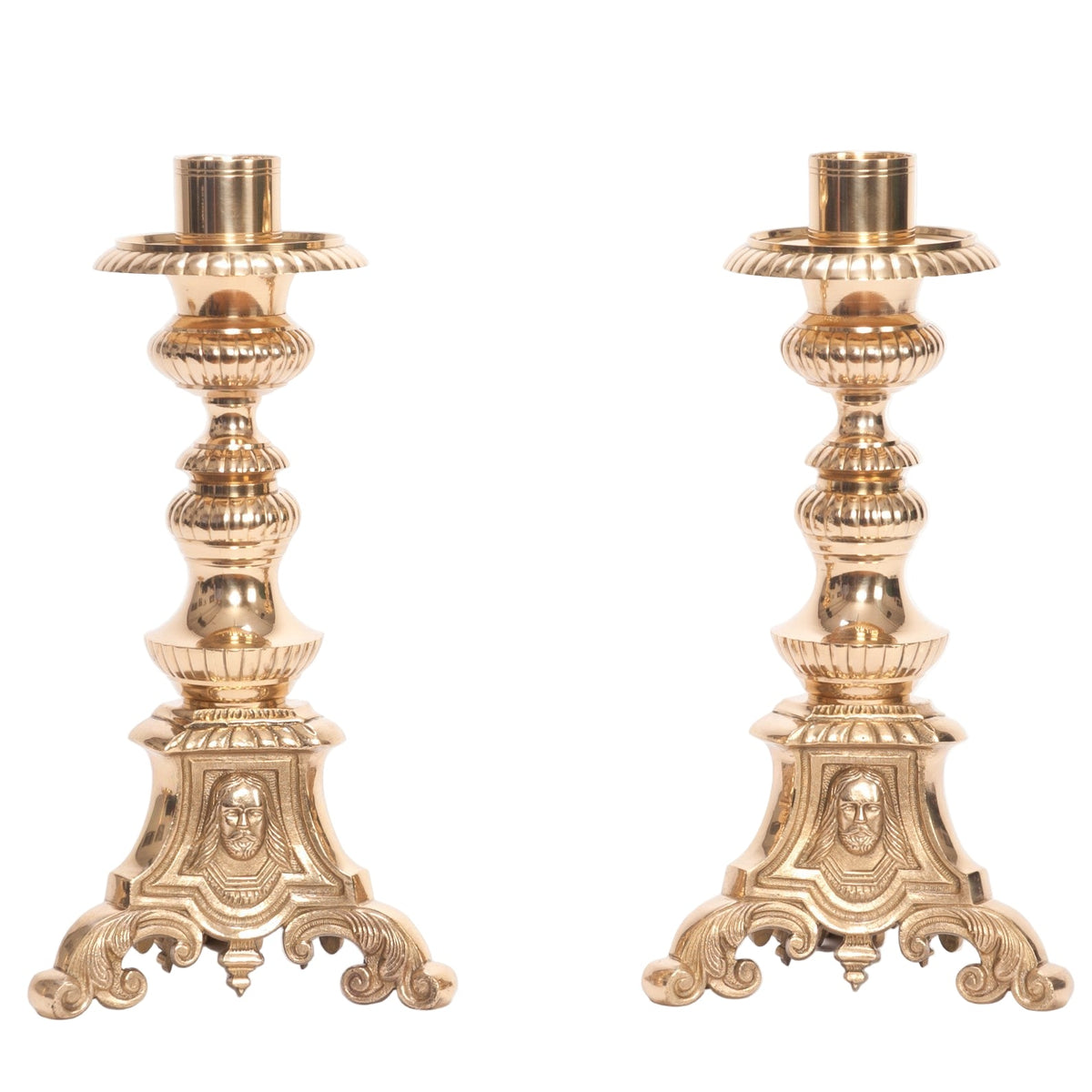 H-119SH-12 Short Holy Family Candlestick