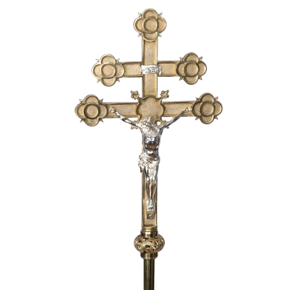 H-127METPC Processional Crucifix
