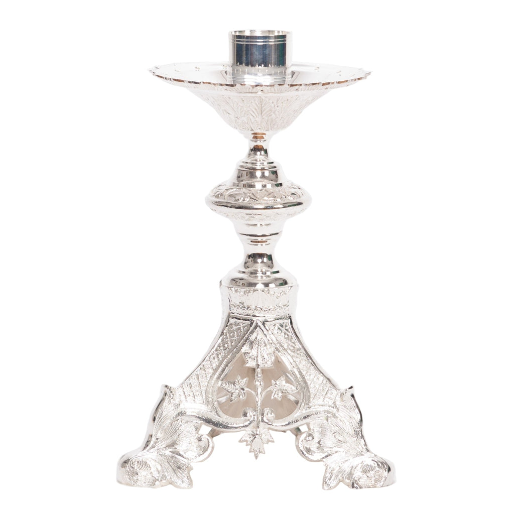 H-135SHS Silver Plated Candlestick