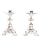 H-135SHS Silver Plated Candlestick