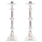 H-135S Silver Plated Candlestick