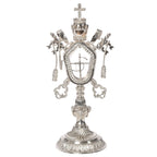 H-246S Silver Plated Vatican Reliquary