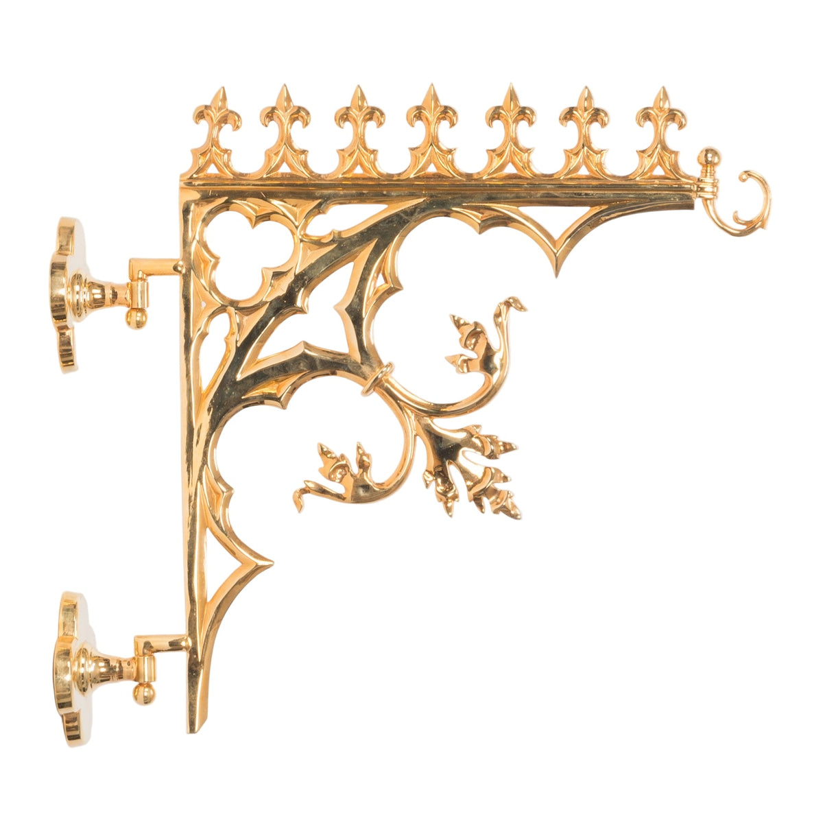 H-27G Gold Plated Sanctuary Lamp Bracket