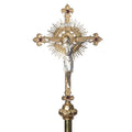 H-332PCST Processional Crucifix with Stones