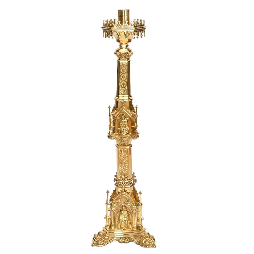 H-339-42" Large Gothic Candlestick